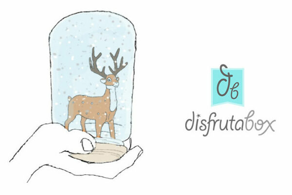 Bola de nieve navideña DIY con un tarro de tomate