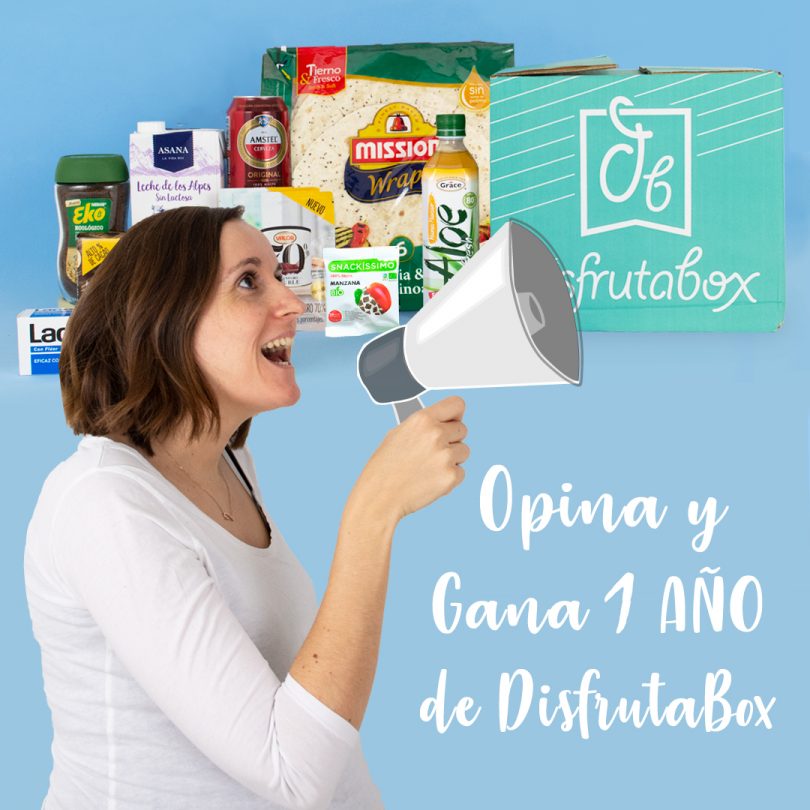 Opina y gana una suscripción anual en DisfrutaBox