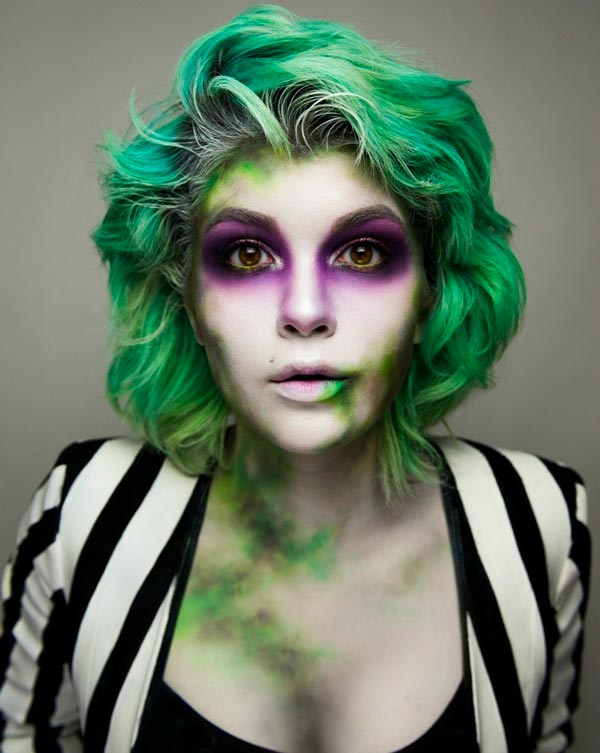 Maquillaje Halloween make Up Beetlejuice