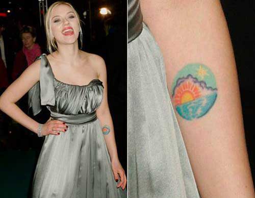 Tatuajes de famosos Scarlett Johansson