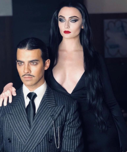 Disfraces peculiares. Joe Jonas y Sophie Turner