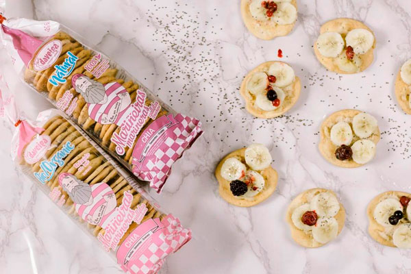 canapes dulces de frutas DaVeiga