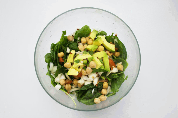 ensalada de garbanzos