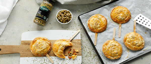 recetas con aceitunas Piruletas de empanadillas de carne
