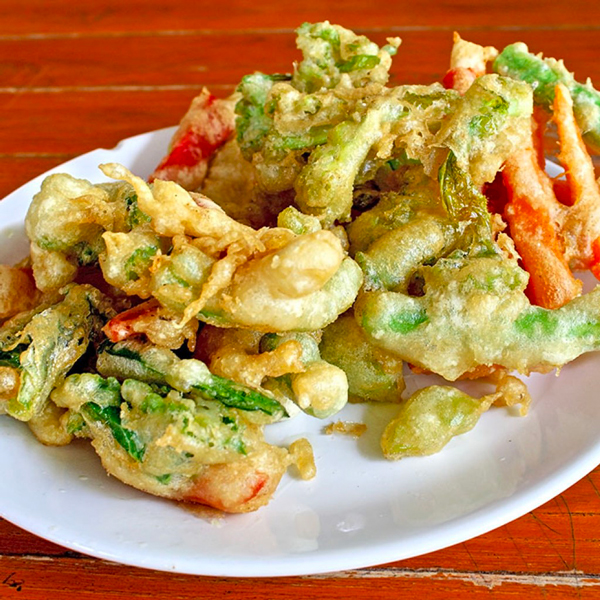 receta de tempura de verduras