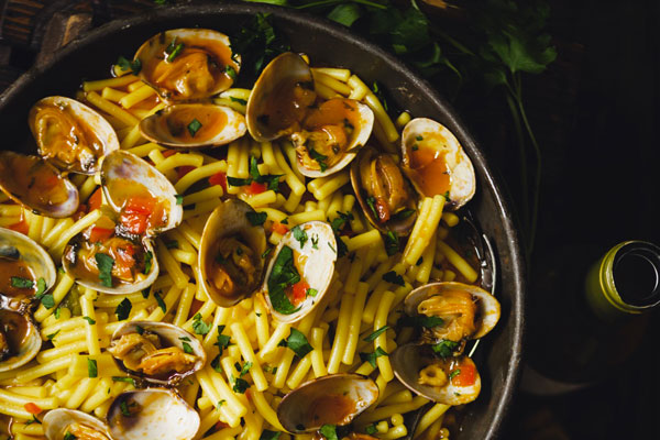 Recetas para el recuerdo: Fideos con Almejas