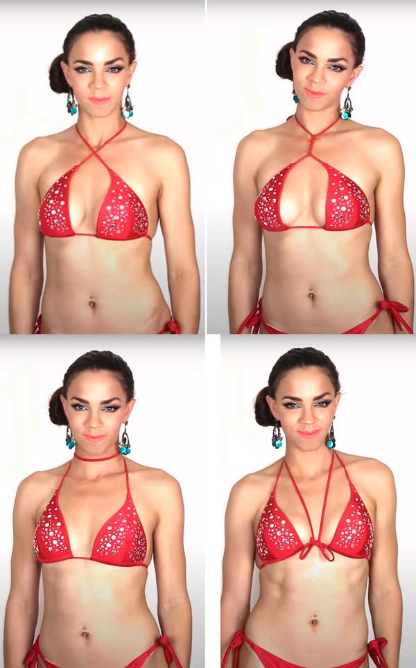 Formas de ponerse bikini triángulo Spankie Valentine TV