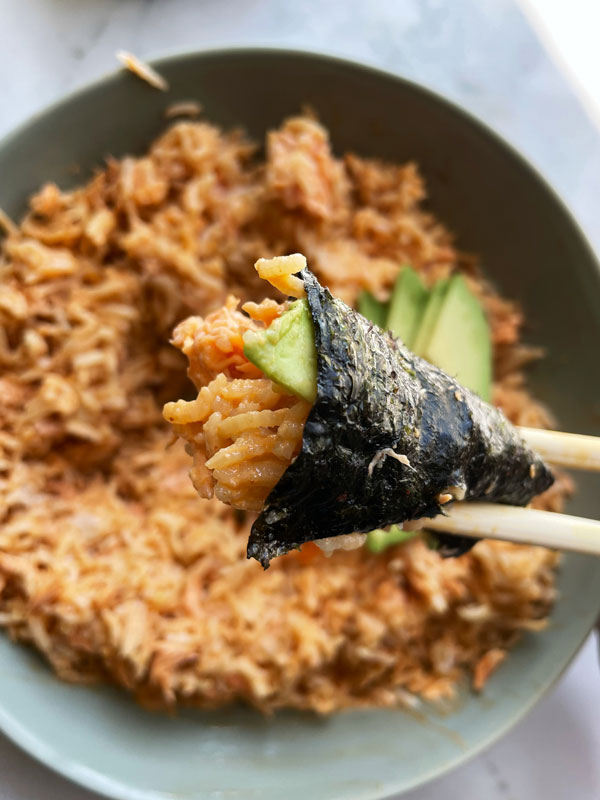 Receta Salmon Rice Bowls la receta viral de tiktok