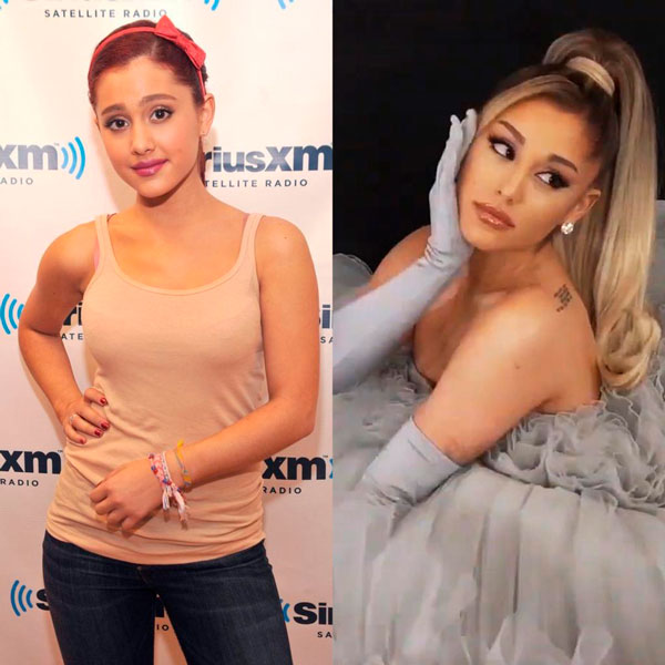 Ariana Grande, el antes y el despues
