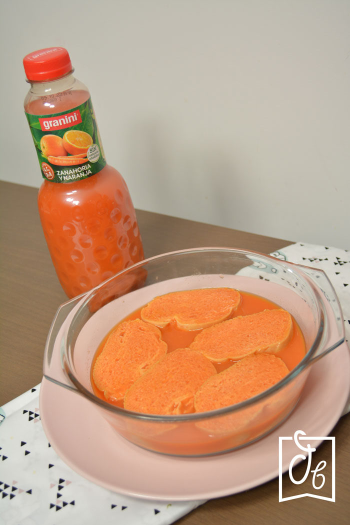 Torrijas de naranja y zanahoria, otra receta para Semana Santa