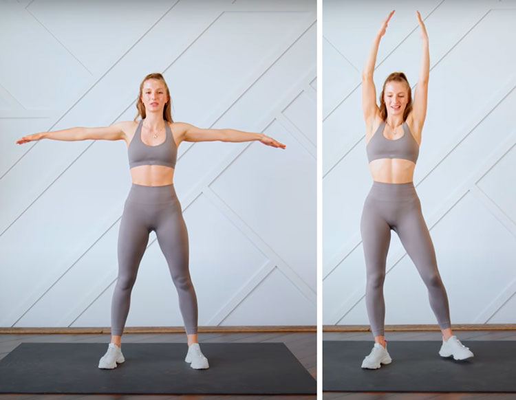 Cómo tonificar brazos en 5 minutos sin pesas, el entrenamiento más viral