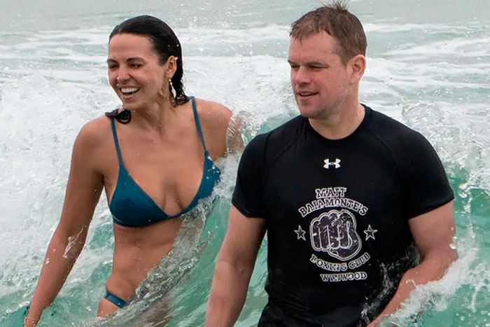 10 famosos casados con su crush Matt Damon y Luciana Barroso