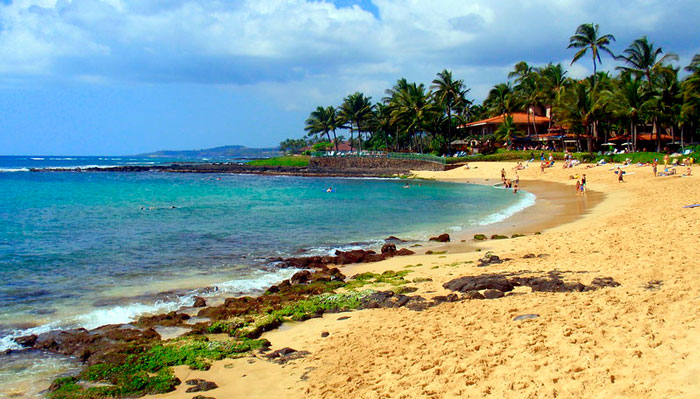 Poipu Beach Park Hawai playas más bonitas del mundo