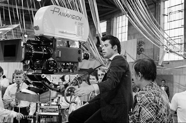 John Travolta detrás de la cámara en Grease