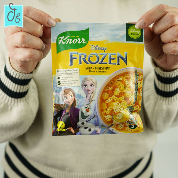 Sopa Frozen de Knorr en Feel Good, la primera DisfrutaBox del 2023