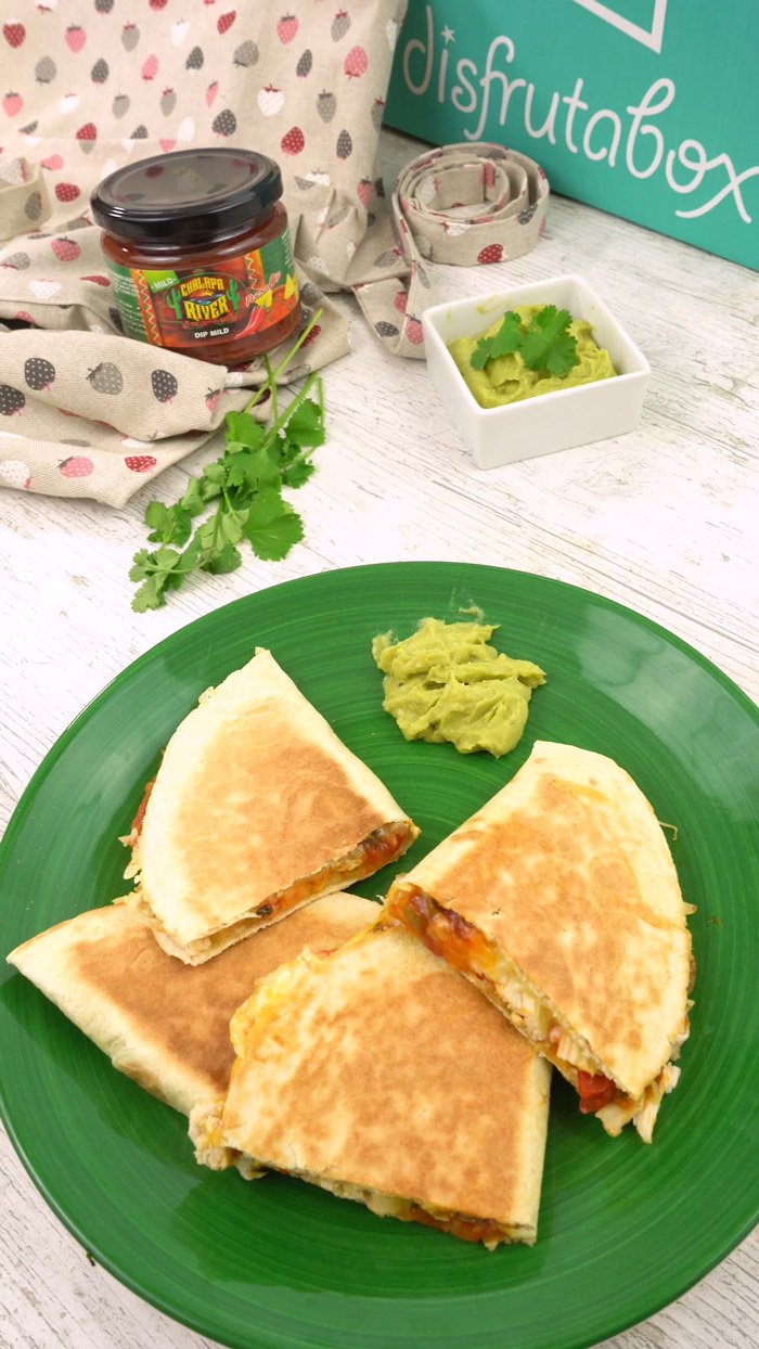 VídeoReceta de Quesadillas de pollo fácil