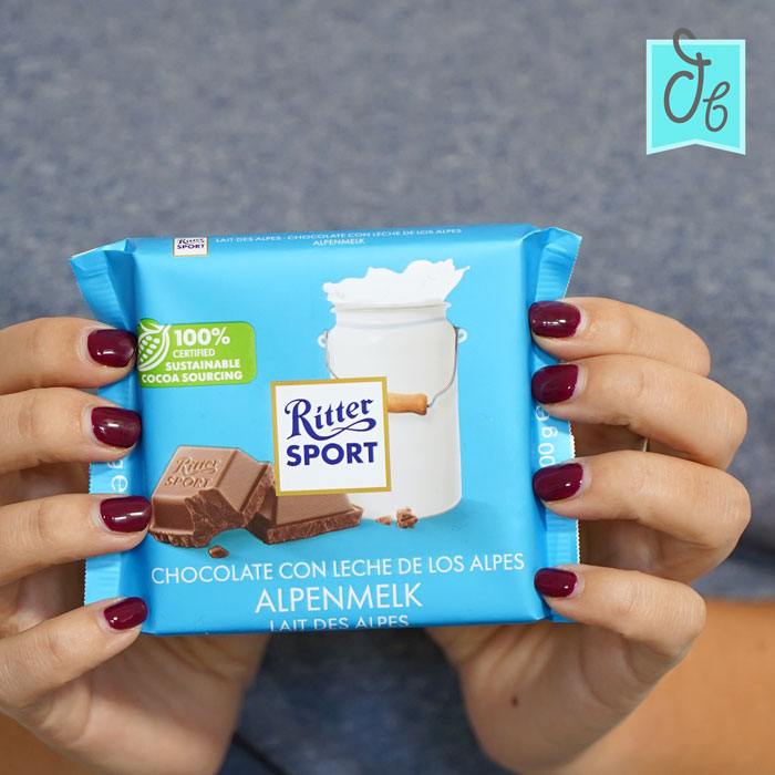 Tableta Chocolate con Leche Ritter Sport 