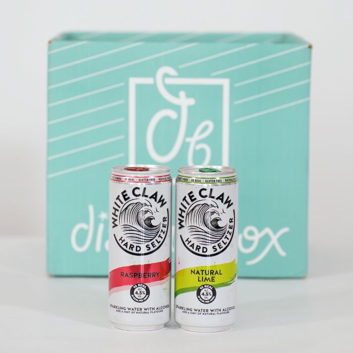 White Claw Natural Lime y Raspberry