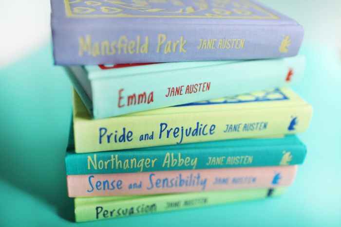 Colección de libros en inglés de Jane Austen