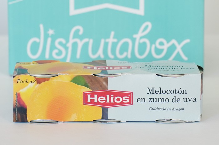 Melocotón Tripack en zumo de uva Helios