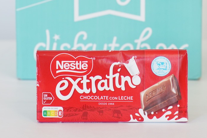 Tableta de Chocolate con Leche Nestlé Extrafino en 'Origen' la DisfrutaBox de Septiembre