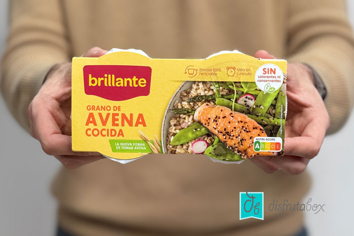 Vasito de Avena Brillante en ¡PURA VIDA!, la DisfrutaBox de enero 2025