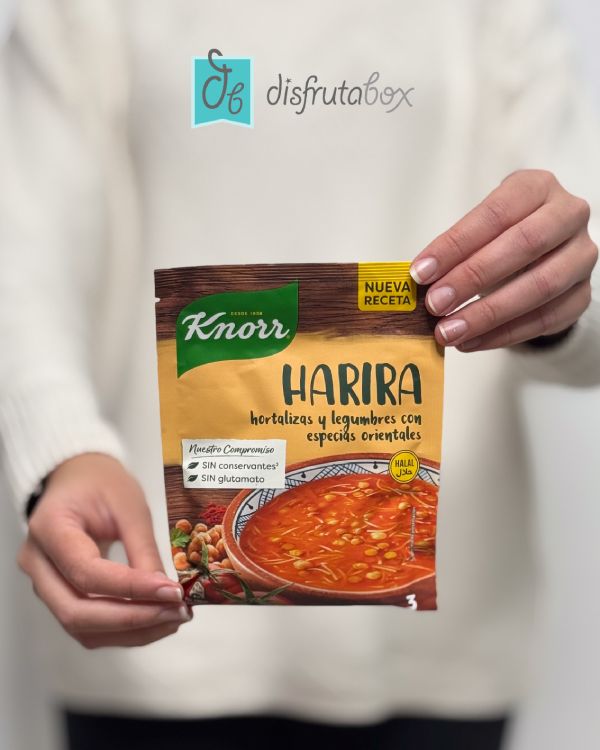 Sopa Harira de Hortalizas y Legumbres Knorr en DisfrutaBox 'Flower's Sound'
