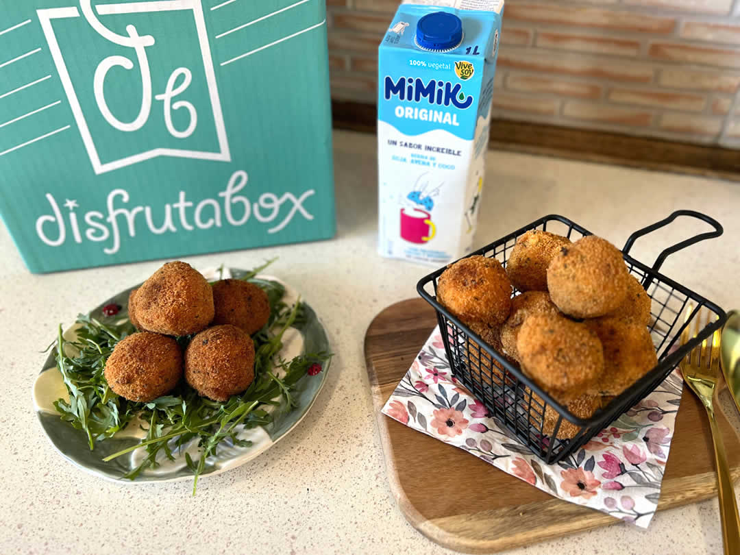croquetas de puerro y setas