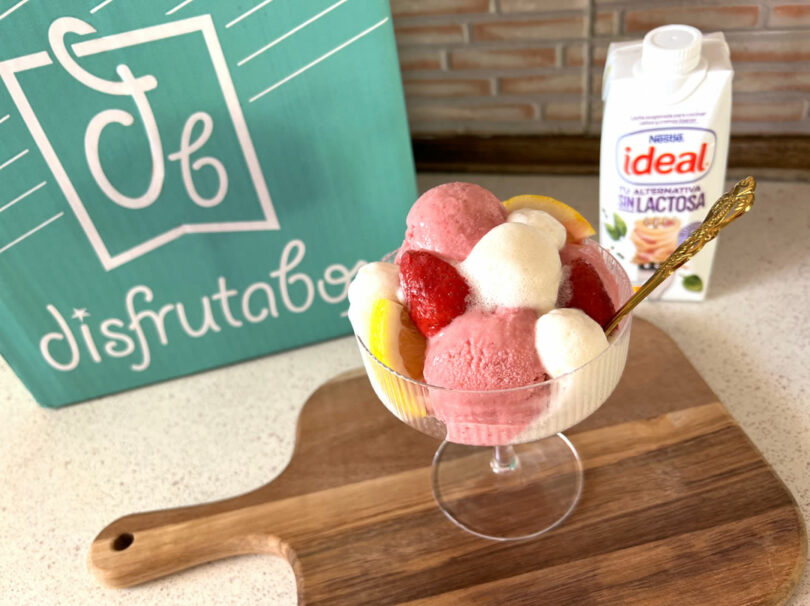 Sorbete de fresa