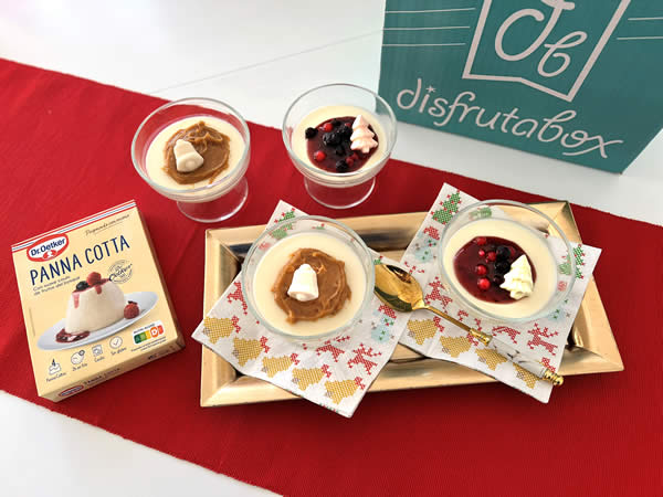 Esta panna cotta elaborada con el preparado de @dr.oetker_reposteria