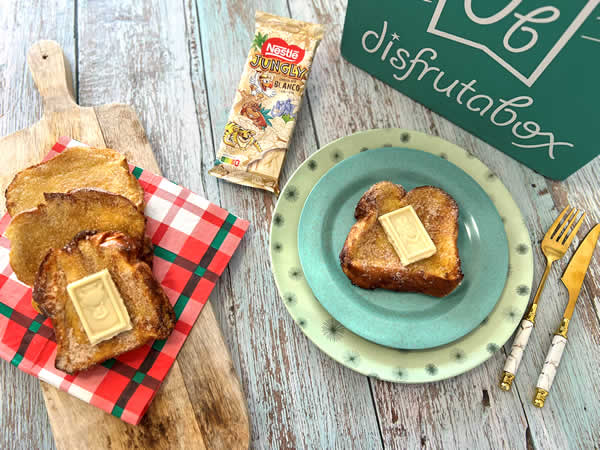 Torrijas de chocolate blanci