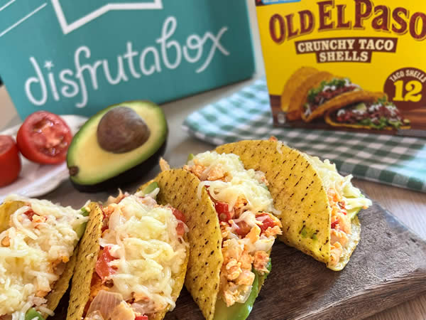 tacos crujientes con los Crunchy Shells de @oldelpasoes que son una auténtica maravilla.